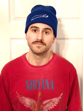 Load image into Gallery viewer, Long Island + Hockey Stick Knit Beanies