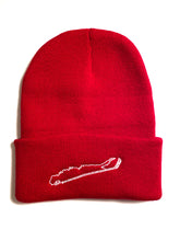 Load image into Gallery viewer, Long Island + Hockey Stick Knit Beanies