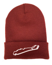 Load image into Gallery viewer, Long Island + Hockey Stick Knit Beanies