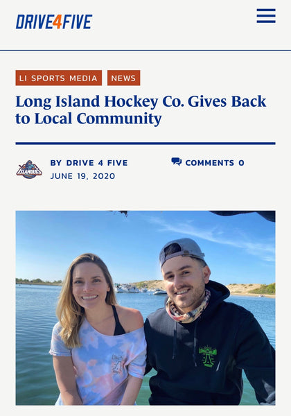Drive4Five Feature: Long Island Hockey Co. Gives Back to Local Community
