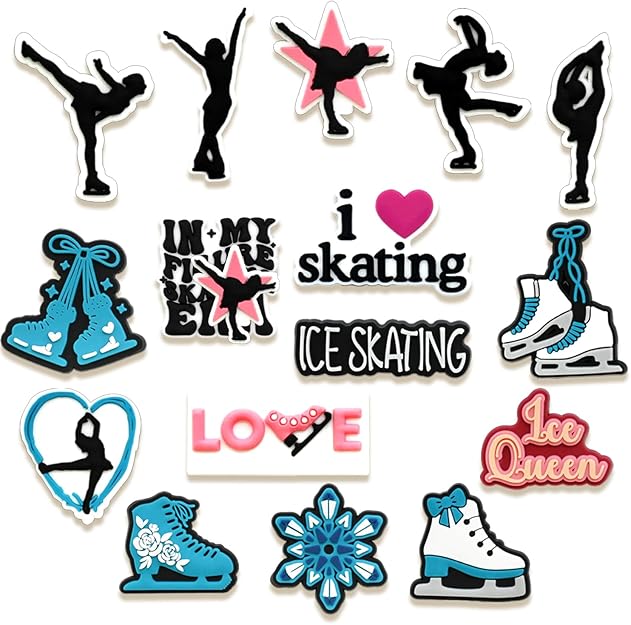 Croc Charms: Figure Skating