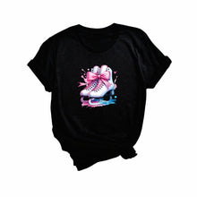Load image into Gallery viewer, Bow Skate Figure Skating T-shirt
