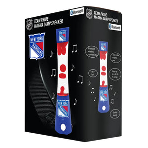 NY Rangers NHL Magma Lamp and Bluetooth Speaker