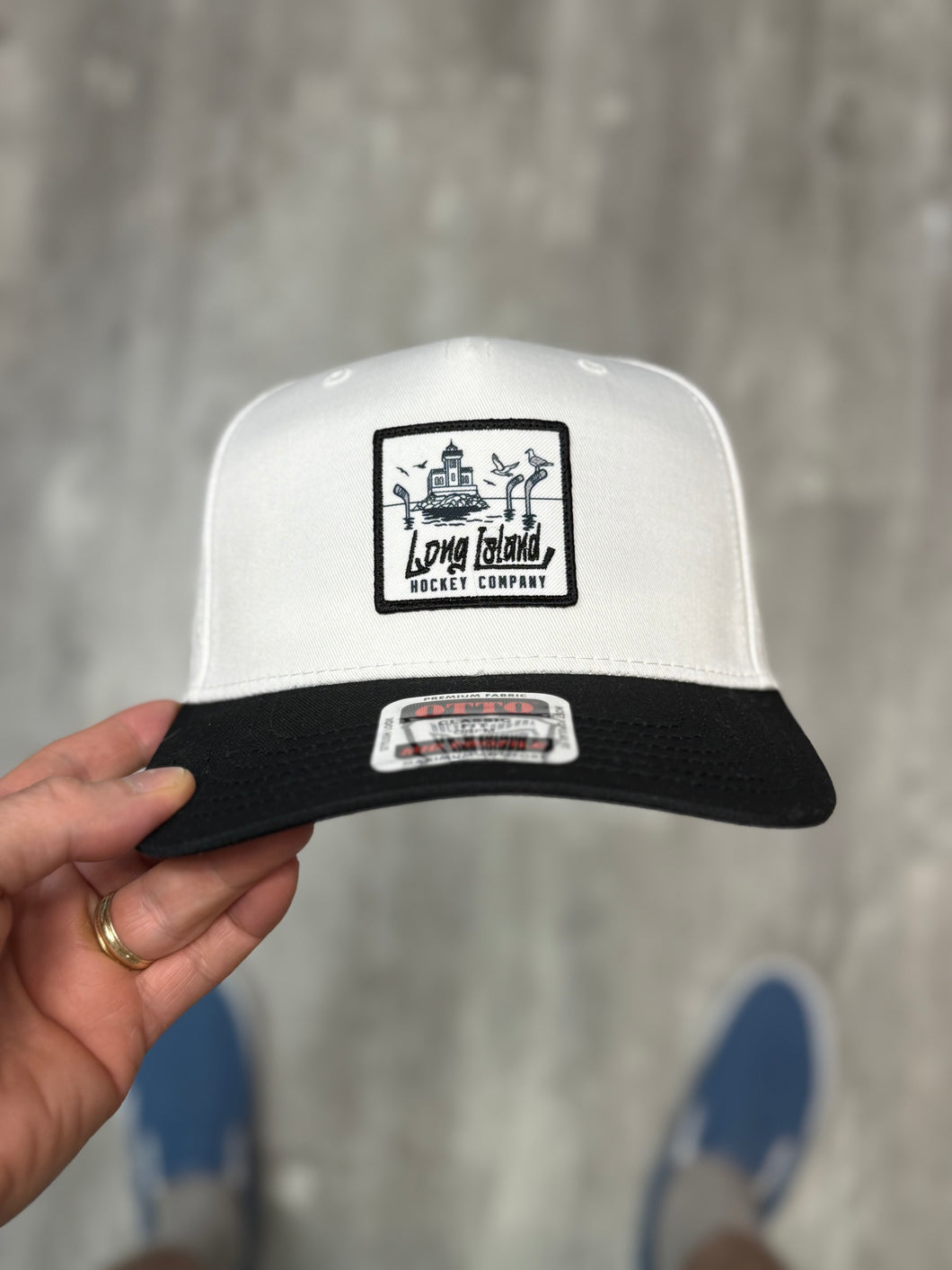 Lighthouse and Gulls Patch Hat - LIHC