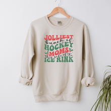 Load image into Gallery viewer, Jolliest Bunch of Hockey Moms Sweatshirt