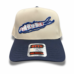 Island Rink 2-tone 3D Emb. Hat