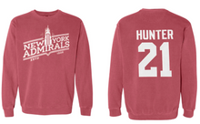 Load image into Gallery viewer, Heated Rivalry: Hunter NY Admirals Pigment Dyed Crewneck Sweatshirt