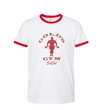 Load image into Gallery viewer, Heated Rivalry: Connor Storrie Gold's Gym Socal Ringer Tee