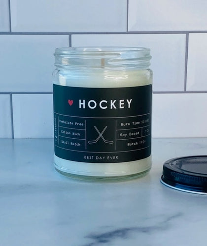 Hockey Candle