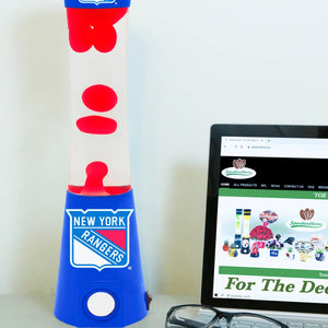 NY Rangers NHL Magma Lamp and Bluetooth Speaker