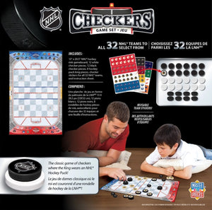 NHL Checkers Board Game