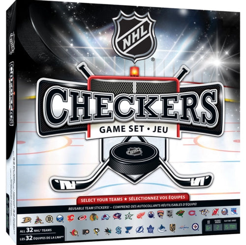 NHL Checkers Board Game