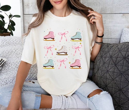 Bows + Skates Figure Skating T-shirt
