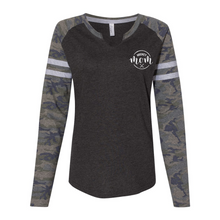Load image into Gallery viewer, Hockey Mom Long Sleeve Jersey Tee
